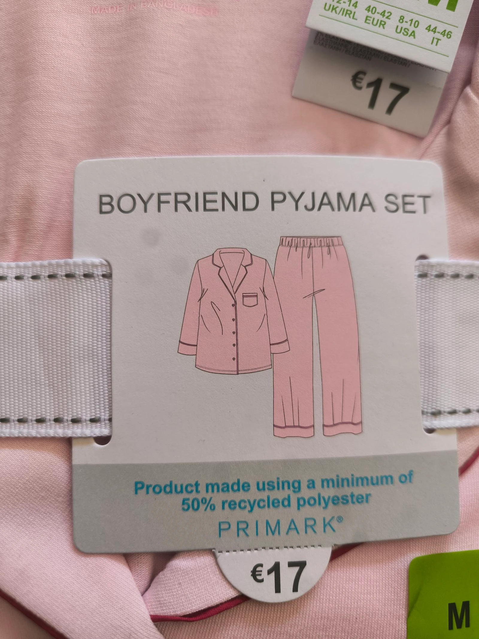 Pyjama "boyfriend" roze Primark – photo 2
